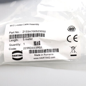 Harting Kabelkonfektion 2133A700523050 OVP