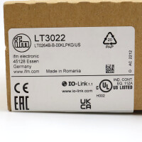 ifm Füllstands -und Temperatursensor LT3022 LT0264B-B-00KLPKG/US OVP