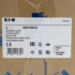 Eaton Leistungsschalter NZMN3-VE600-NA 269334 OVP