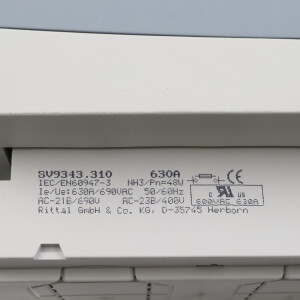 RITTAL NH-Lasttrenner Gr.03 SV 9343.310 OVP