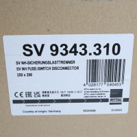 RITTAL NH-Lasttrenner Gr.03 SV 9343.310 OVP