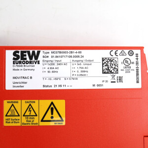 SEW EURODRIVE Movitrac MC07B0003-2B1-4-00 NOV