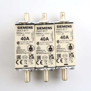 Siemens NH-Sicherungseinsatz 3NA3817 (3Stk.) OVP