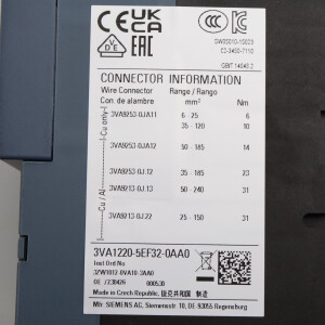 Siemens Leistungsschalter 3VA1220-5EF32-0AA0 OVP