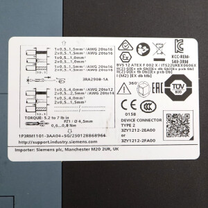 Siemens SIRIUS Direktstarter 3RM1101-3AA04 GEB
