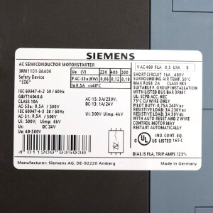 Siemens SIRIUS Direktstarter 3RM1101-3AA04 GEB