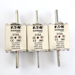 Eaton NH-Niederspannungssicherung 315NHG03B (3Stk.) OVP