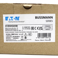 Eaton NH-Niederspannungssicherung 315NHG03B (3Stk.) OVP