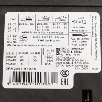Siemens Leistungsschalter 3RV2041-4FA10 NOV