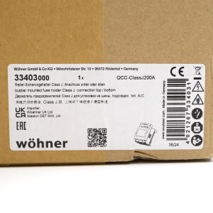 Wöhner Sicherungshalter 33403000 OVP