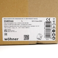 Wöhner Sicherungshalter 33403000 OVP