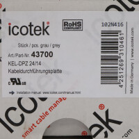 icotek Kabeldurchführungsplatten KEL-DPZ 24/14 43700 (12Stk.) OVP