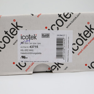 icotek Kabeldurchführungsplatten KEL-DPZ 24/42 43715 (11Stk.) OVP
