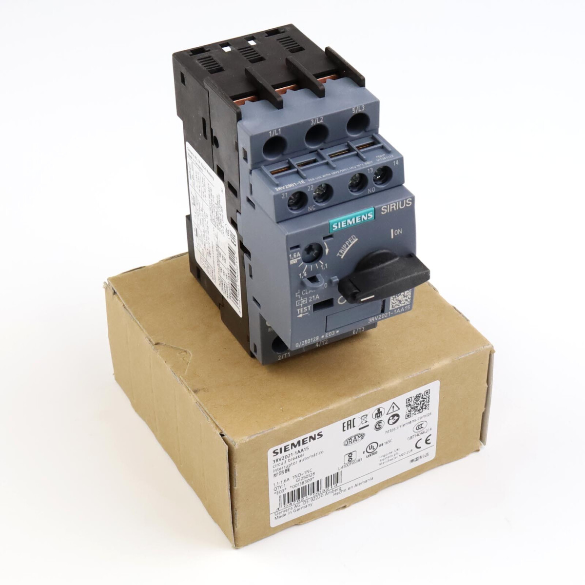 Siemens Leistungsschalter 3RV2021-1AA15 OVP