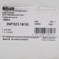 Siemens 3-Phasen Sammelschiene 3NP1923-1BF30 (5Stk.) OVP