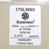 Bussmann Sicherungseinsatz 170L9860 GEB