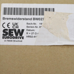 SEW Eurodrive Bremswiderstand BW027-042-T OVP