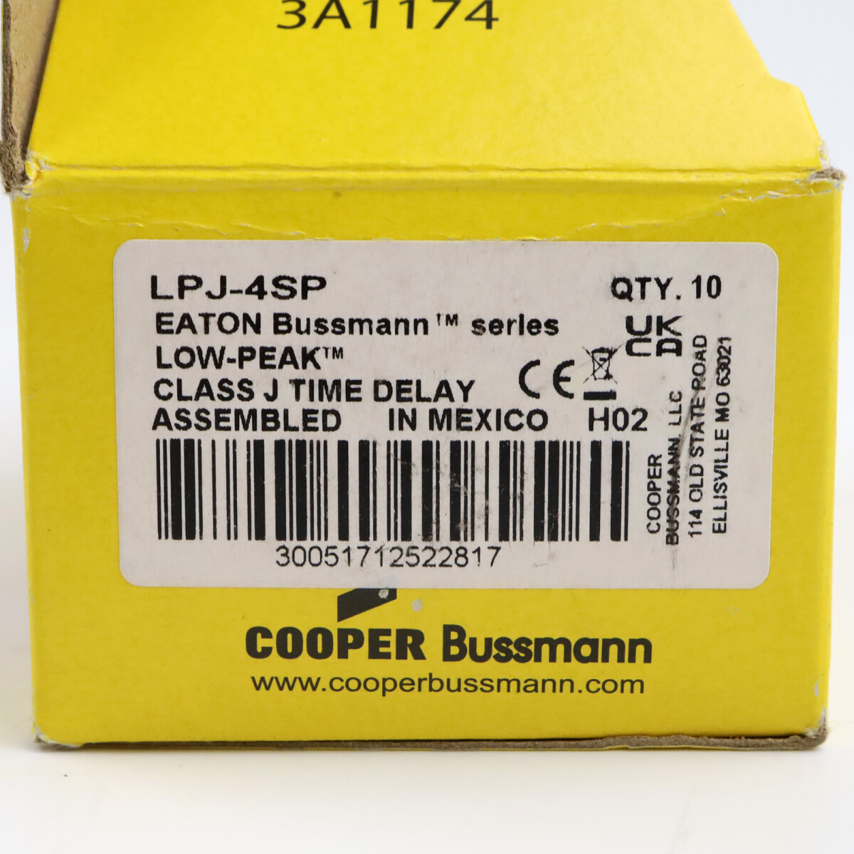 COOPER BUSSMANN Sicherungseinsatz LOW-PEAK LPJ-4SP (10Stk.) 