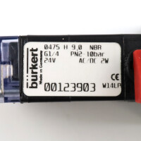 bürkert 5/2 Wege Pneumatikventil 0475 H 9,0 NBR 00123903 GEB