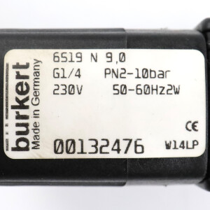 bürkert 5/3 Wege Pneumatikventil 6519 N 9,0 00132476 NOV