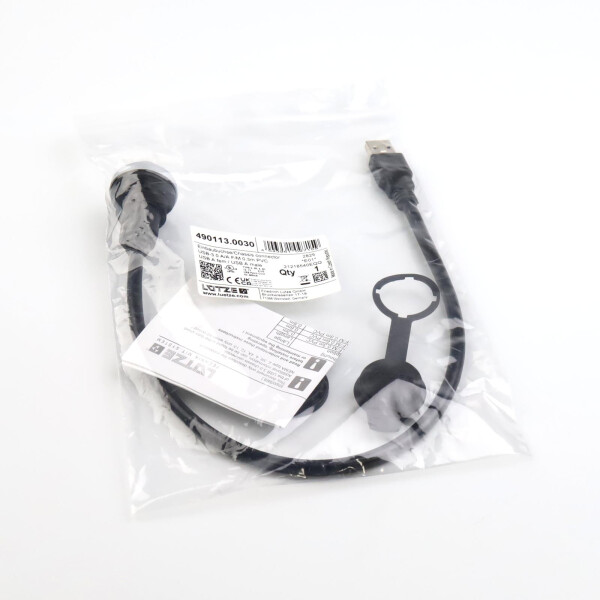 Lütze USB 3.0-Einbaudose 490113.0030 OVP