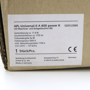 Spelsberg Lichttechnik Anlagenleuchte APL Universal 600 power K 5255123000 OVP