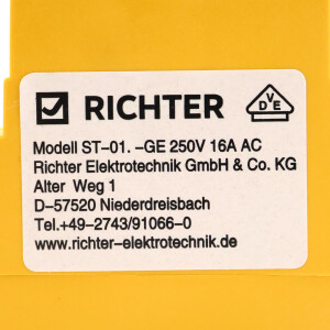 Richter Steckdose ST-01.-GE (4Stk.) NOV