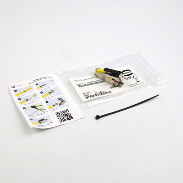 Harting Steckverbinder preLink RJ45 Stvb., IP20 Cat.6A 20821010010 OVP