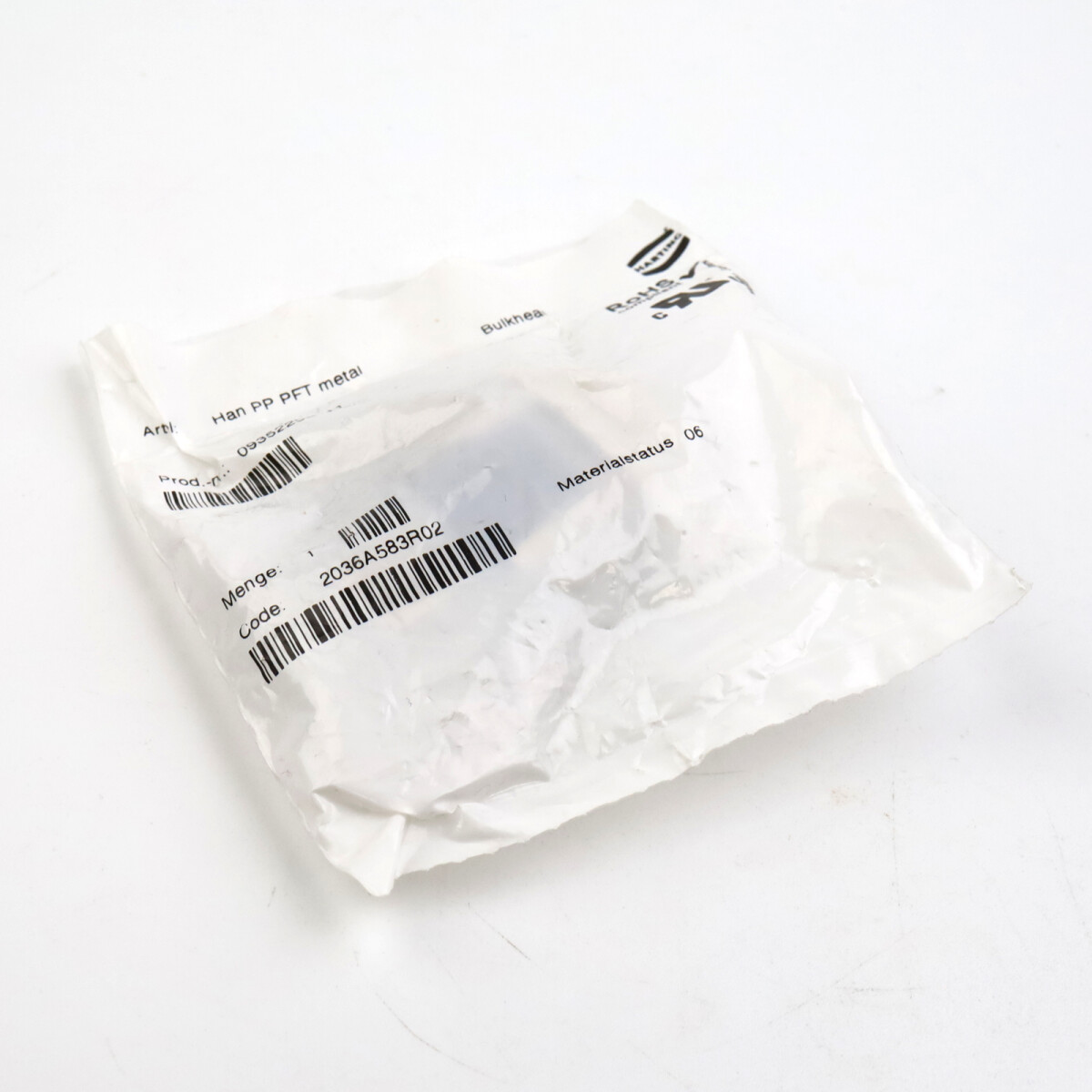 Harting Steckverbinder Han PushPull PFT metal Bulkhead Cat.6
