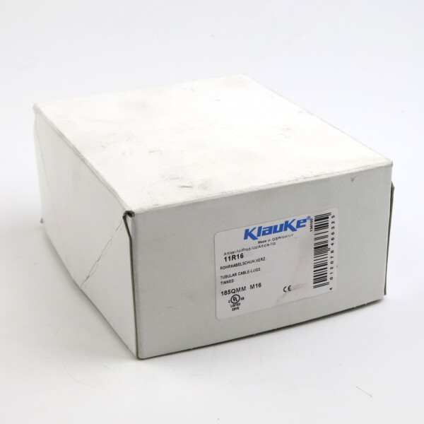 Klauke Rohrkabelschuhe 11R16 185QMM M16 (21Stk.) OVP