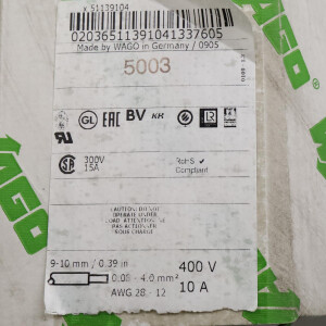 WAGO 2-Leiter-Trennklemme 281-912 (47Stk.) OVP
