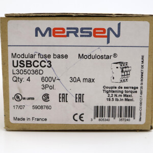 Ferraz-Shawmut Sicherungsschalter USBCC3 30A (4Stk.) OVP