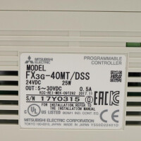 Mitsubishi Electric Base Unit FX3G-40MT/DSS 231480 OVP