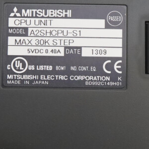 Mitsubishi Electric CPU Unit A2SHCPU-S1 66611 OVP