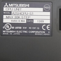 Mitsubishi Electric CPU Unit A2SHCPU-S1 66611 OVP