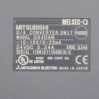 Mitsubishi Electric Analogausgangsmodul Q64DAN 200690 GEB