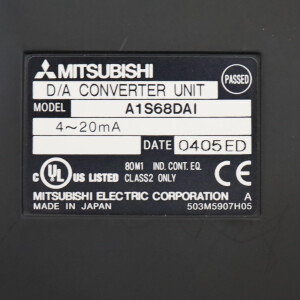 Mitsubishi Electric D/A Converter Unit A1S68DAI GEB
