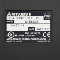 Mitsubishi Electric D/A Converter Unit A1S68DAI GEB