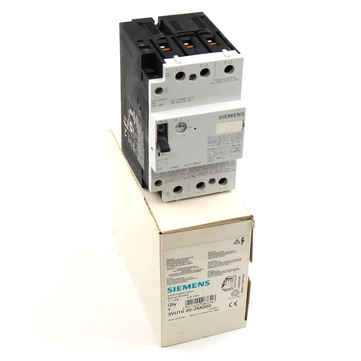 Siemens Leistungsschalter 3VU1600-2MG00 OVP