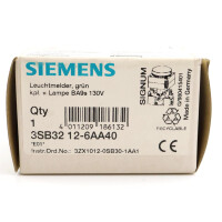 Siemens Leuchtmelder 3SB3212-6AA40 OVP