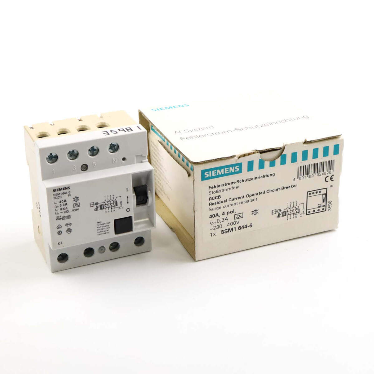 Siemens FI-Schutzschalter 5SM1644-6 OVP