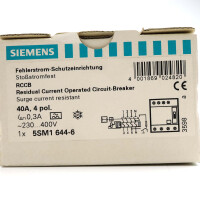 Siemens FI-Schutzschalter 5SM1644-6 OVP