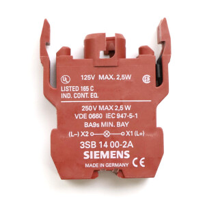 Siemens Lampenfassung 3SB1400-2A (15Stk.) OVP