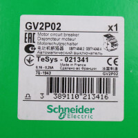Schneider Electric Motorschutzschalter GV2P02 021341 OVP