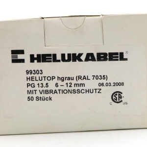 HELUKABEL Kabelverschraubung PG 13,5 99303 (50Stk.) OVP