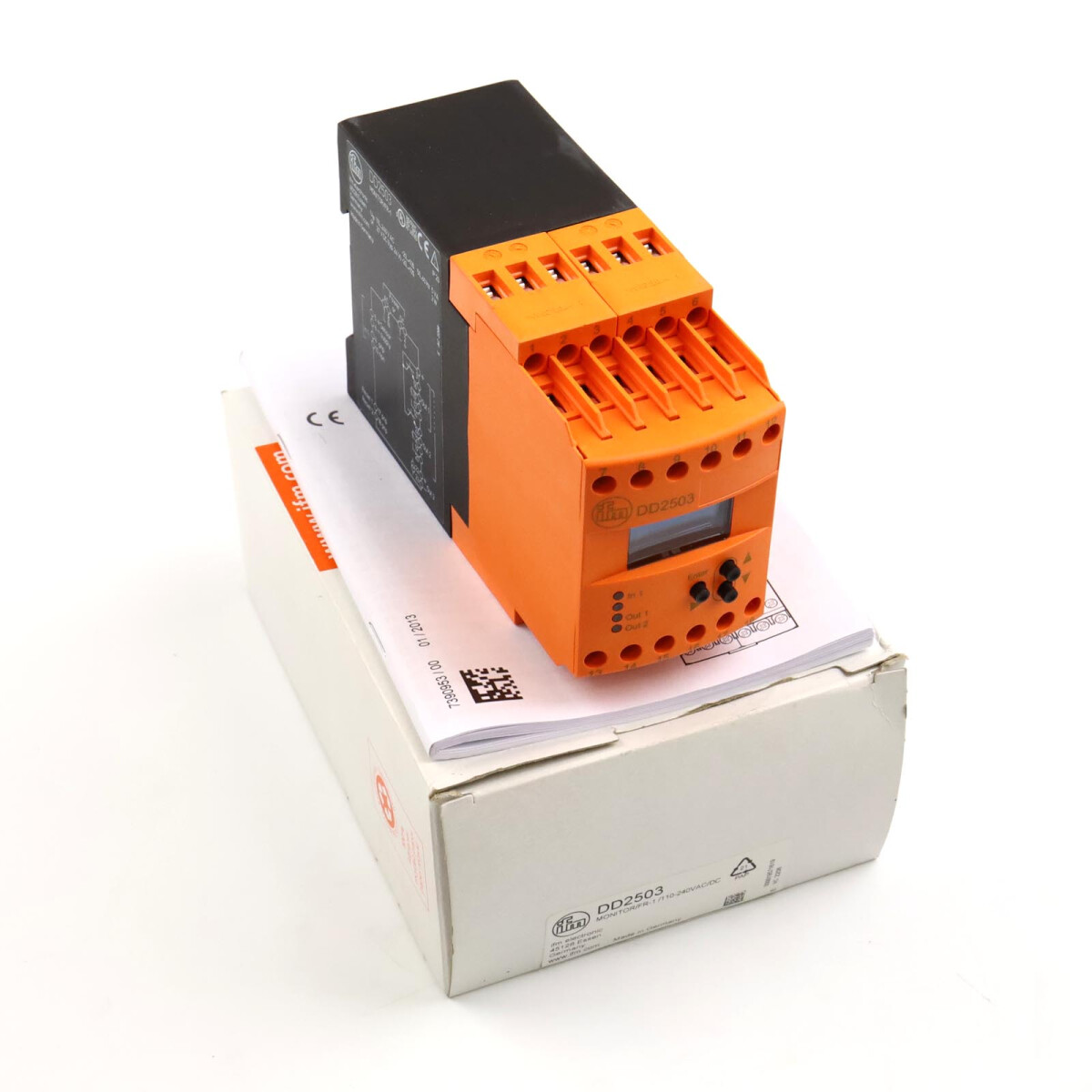 ifm Auswerteeinheit DD2503 MONITOR/FR-1/110-240VAC/DC OVP