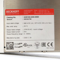 Beckhoff Einachsmodul AX8108-0200-0000 GEB