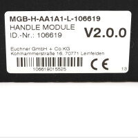 Euchner Griffmodul MGB-H-AA1A1-L-106619 106619 OVP