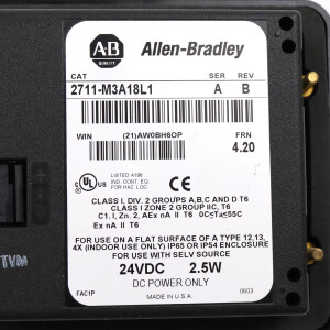 Allen Bradley PanelView 300 Micro 2711-M3A18L1 GEB