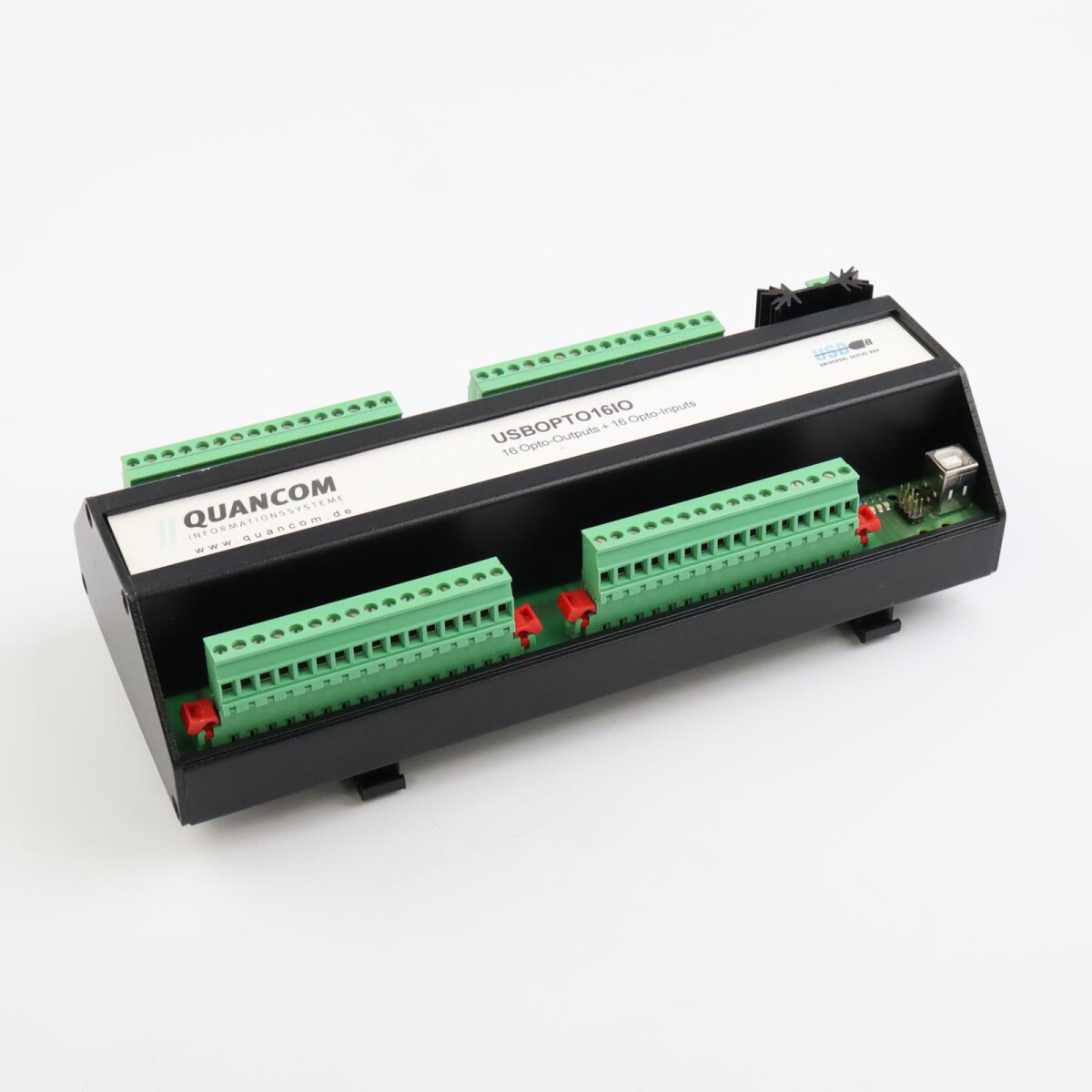 Quancom Optokoppler USBOPTO16IO GEB
